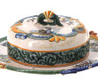 HENRIOT QUIMPER - Beurrier couvert en fa