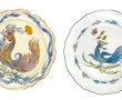 YOUEN - 2 assiettes décor de coq