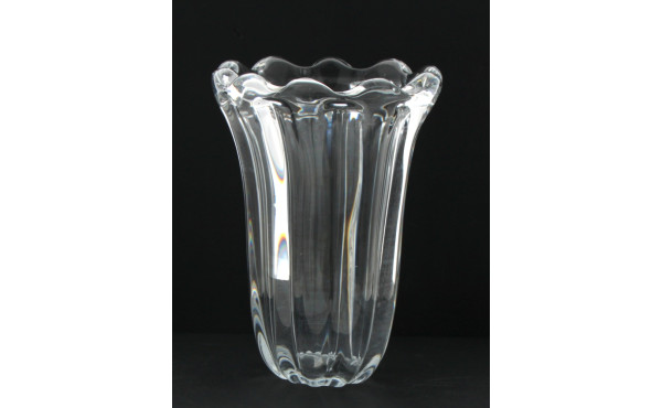 KOSTA - Vase en cristal transparent, sig