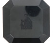 LANVIN - Plaque en verre noir griffé du 