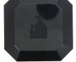 LANVIN - Plaque en verre noir griffé du 