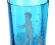 Broc à eau et 2 verres timbales en verre
