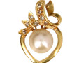 Pendentif en or jaune 18 cts, perle de c