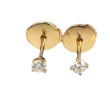 Paire de puces d'oreilles diamant (0,20 