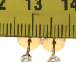 Paire de puces d'oreilles diamant (0,20 