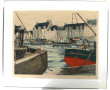 Ecole Xxe "Port du Croisic" lithographie