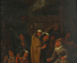 Ecole Flamande "Marchand négociant avec 