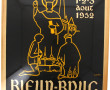 BRETAGNE - Affiche BLEUN-BRUG illustrée 