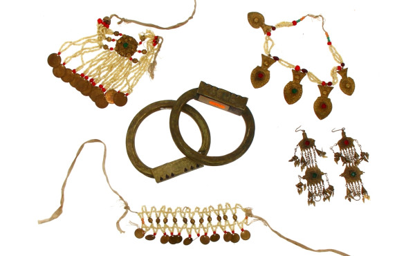 Paire de bracelets de cheville Afrique d