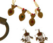 Paire de bracelets de cheville Afrique d