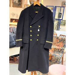 Thème MARINE - Manteau en laine bleu mar