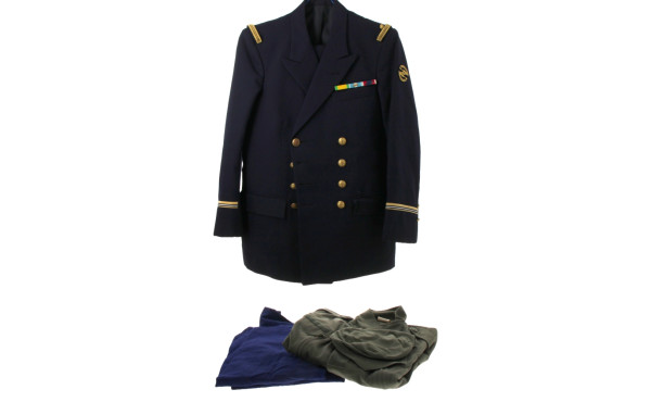 Thème MARINE - Veste et pantalon bleu ma