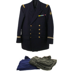 Thème MARINE - Veste et pantalon bleu ma