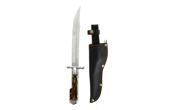 Couteau de chasse pliant manche bois de 