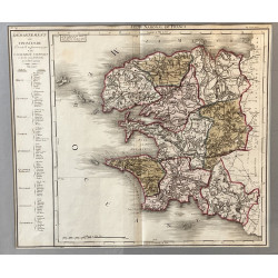 DEPARTEMENT DU FINISTERE - Carte ancienn