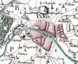 PARIS - Carte ancienne des environs de P