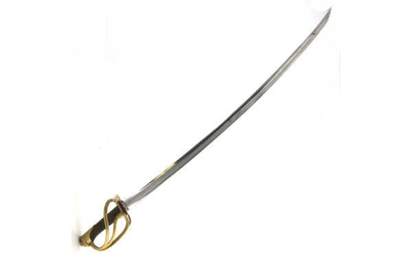 Sabre de cavalerie lame courbe 92 cm env