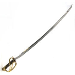 Sabre de cavalerie lame courbe 92 cm env