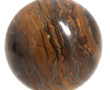 Sphère en œil de tigre poli décor nature