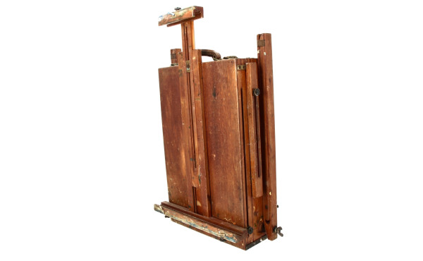 Sellette d'atelier d'artiste en bois, tr