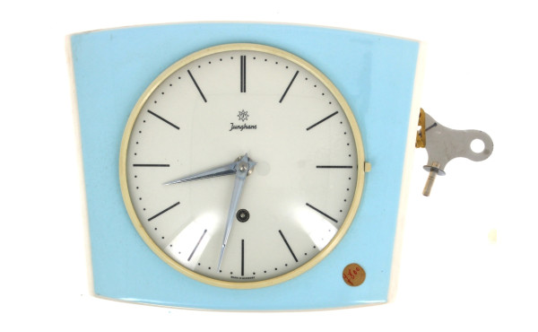 JUNGHANS Années 50/60 - Pendule en faïen