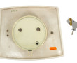 JUNGHANS Années 50/60 - Pendule en faïen