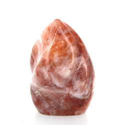 Forme libre en quartz hématoïde poli tra