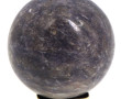 Sphère en lépidolite polie dans les tons