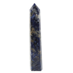 Obélique en soldalite polie matrice bleu