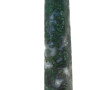 Obélisque en agate mousse polie avec des