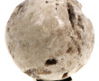 Sphère en calcédoine et quartz partielle