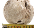 Sphère en calcédoine et quartz partielle