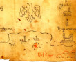PARCHEMIN - Carte d'inspiration médiéval