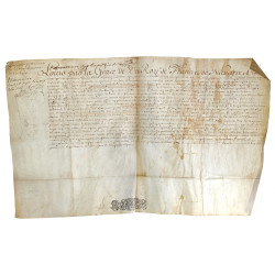 PARCHEMIN - Provision et confirmation d'
