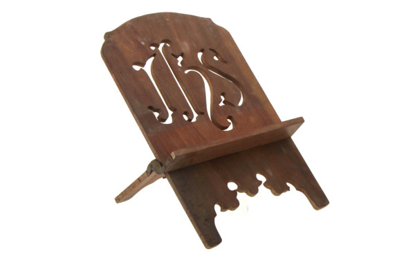 Porte Bible pliant monogramme ajouré JHS