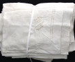 Lot de linge ancien : 2 nappes blanches 