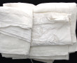 Lot de linge ancien : 2 nappes blanches 