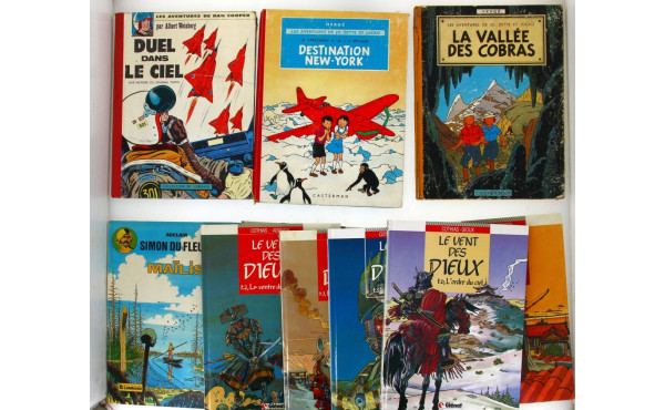 Lot de 10 BD rigides: - JO, ZETTE et J