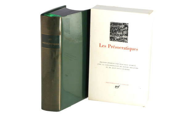 PLEIADE "Les présocratiques" sous emboit