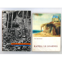 ART EN BRETAGNE - Lot de 2 livres: "L'es