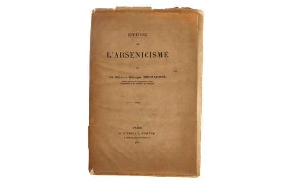 "Etude sur l'arcenisme" par le Dr G. Bro