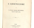 "Etude sur l'arcenisme" par le Dr G. Bro