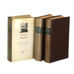 PLEIADE - 3 volumes: NERVAL "Œuvres", MA
