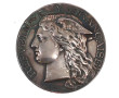 Médaille agricole en argent signée H. Po