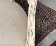 Fauteuil style L XV tissu écru
