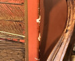 Commode chinoise en laque rouge décor de
