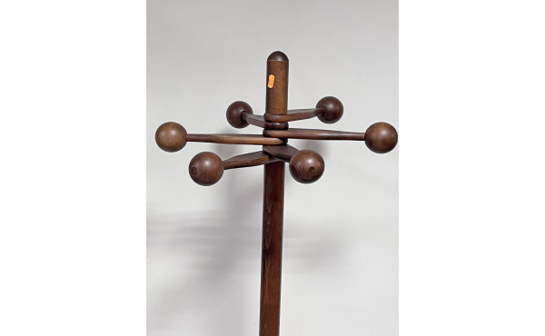 Porte-manteaux scandinave en bois exotiq