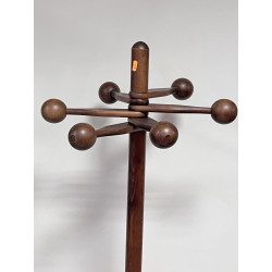 Porte-manteaux scandinave en bois exotiq