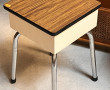 THONET - Paire de tabourets en bois cint