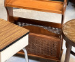 THONET - Paire de tabourets en bois cint